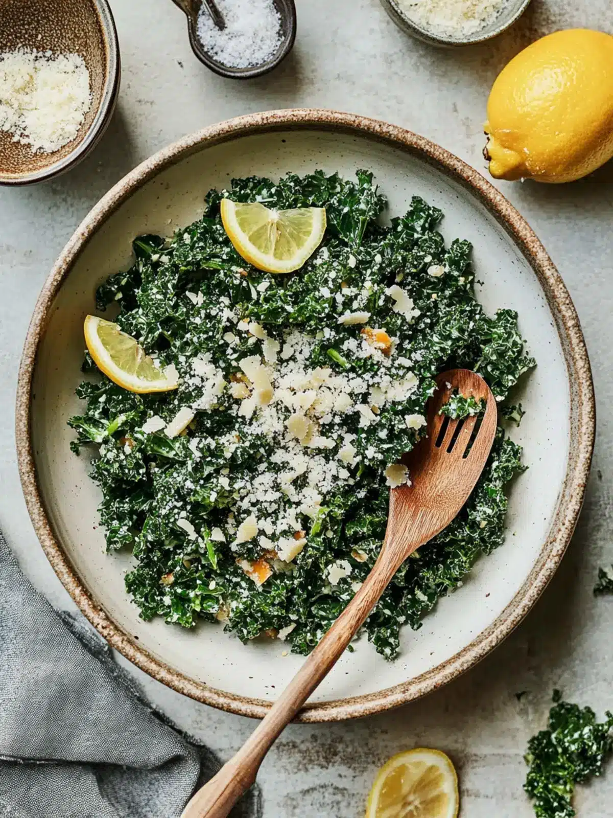 Lemony Parmesan Kale Salad for a Bright Summer Feast 4 Lemony Parmesan Kale Salad