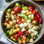 Zesty Chickpea Salad with Feta: A Fresh 10-Minute Delight 6 Chickpea Salad with Feta