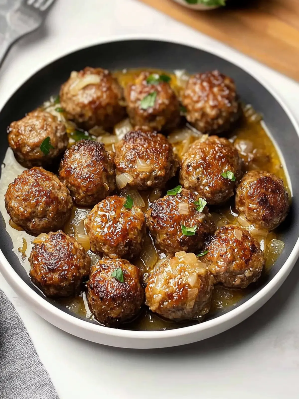 Meltingly Good French Onion Meatballs You’ll Crave 3 French Onion Meatballs