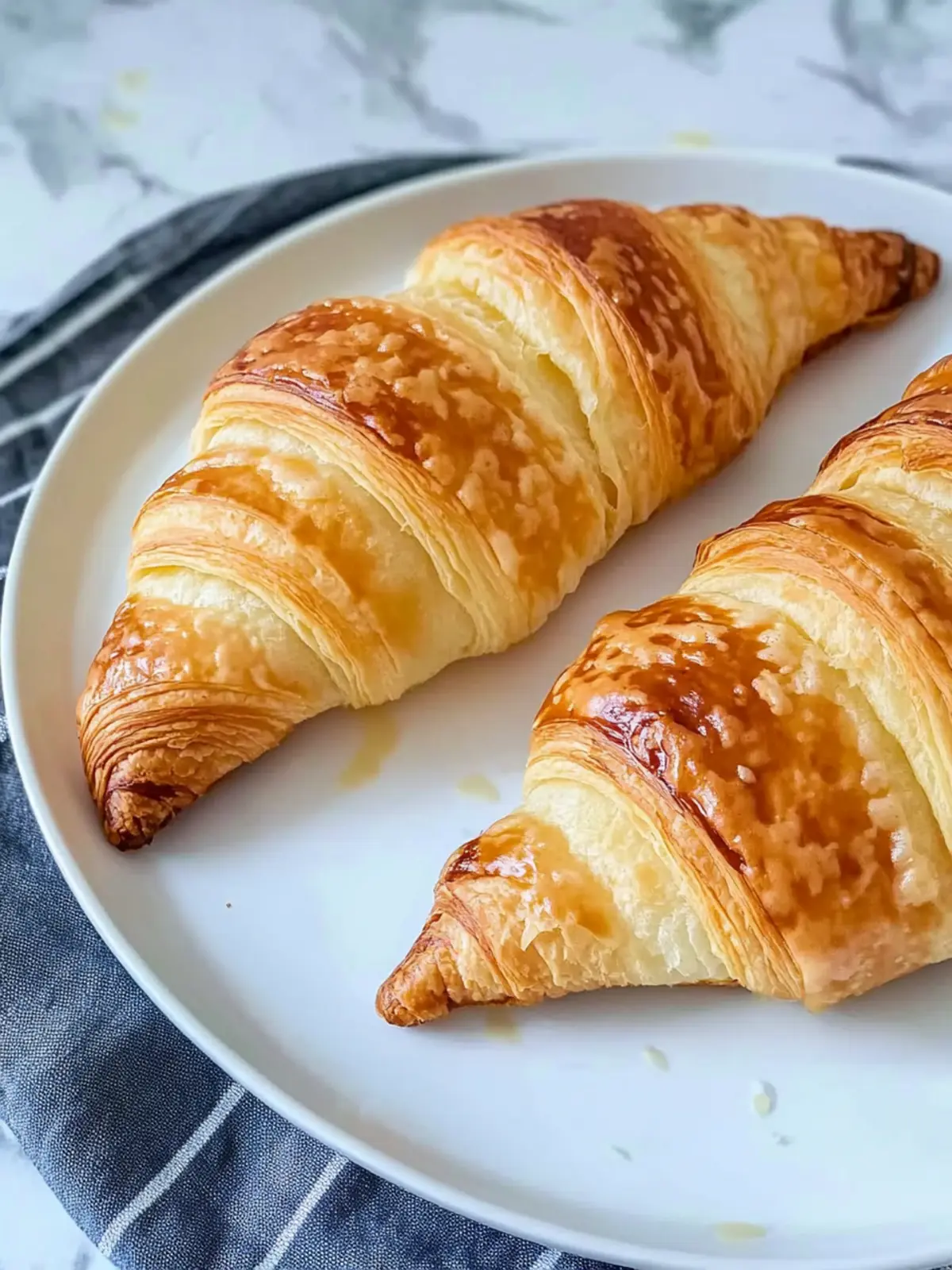 Savory Air Fryer Croissants: Quick Ham & Cheese Bliss 3 Air Fryer Croissants