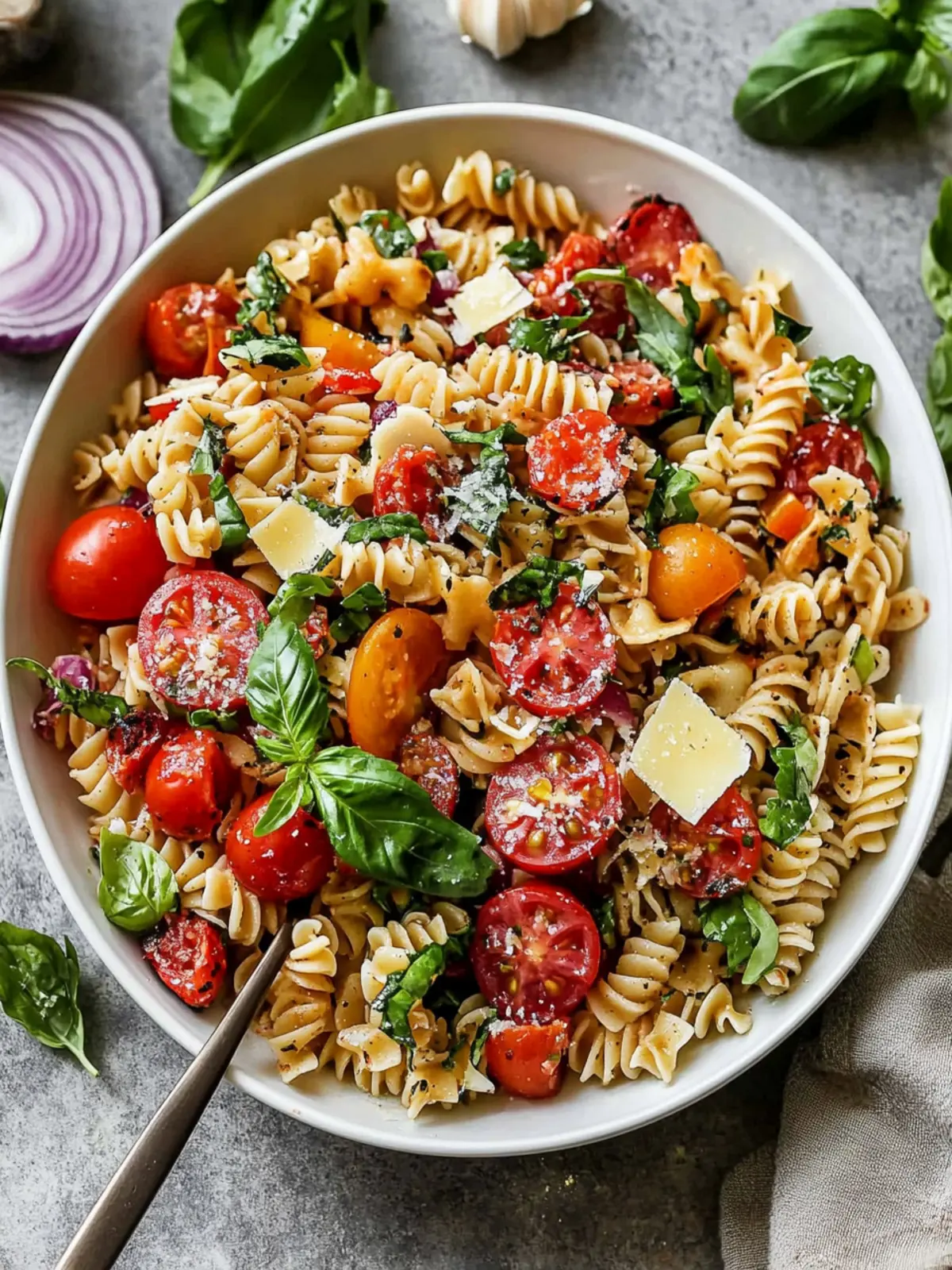 Delicious Bruschetta Pasta Salad Ready in Just 30 Minutes 2 Bruschetta Pasta Salad