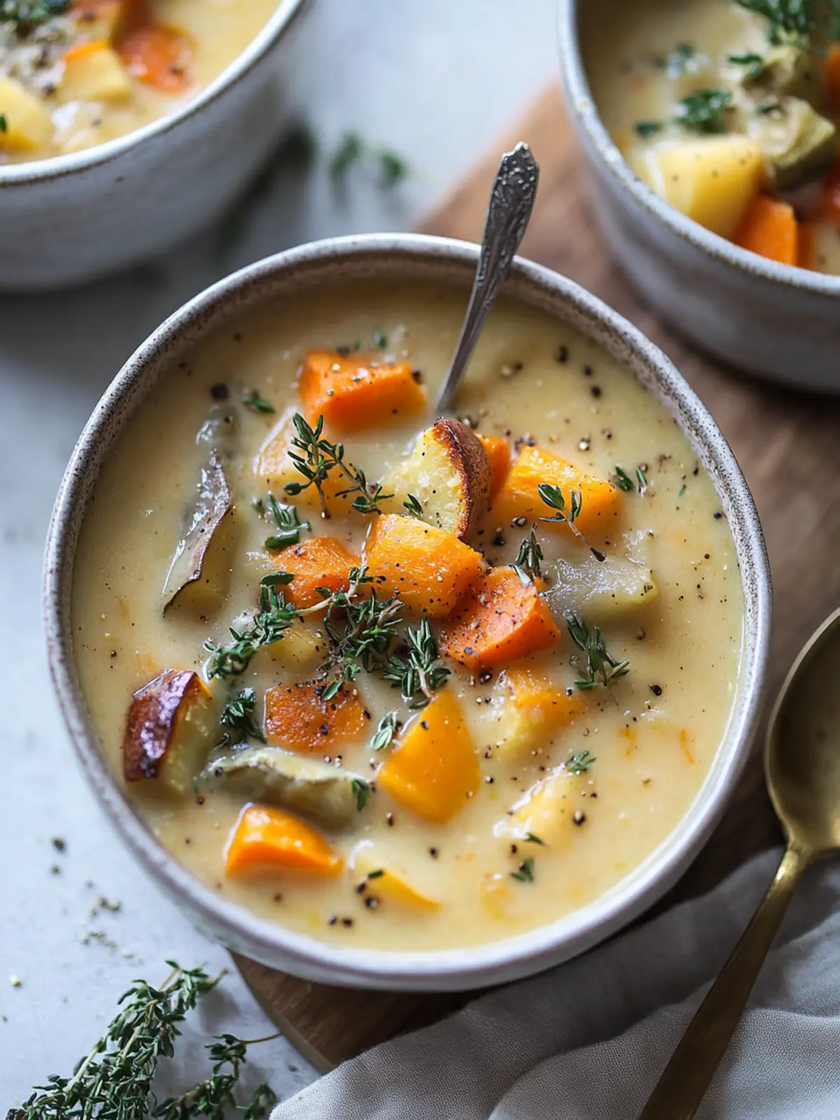 Rustic Roasted Winter Vegetable Chowder for Cozy Nights 2 Rustic Roasted Winter Vegetable Chowder