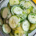 Tangy Pickle Juice Ranch Cucumber Salad for Summer Refreshment 8 Pickle Juice Ranch Cucumber Salad