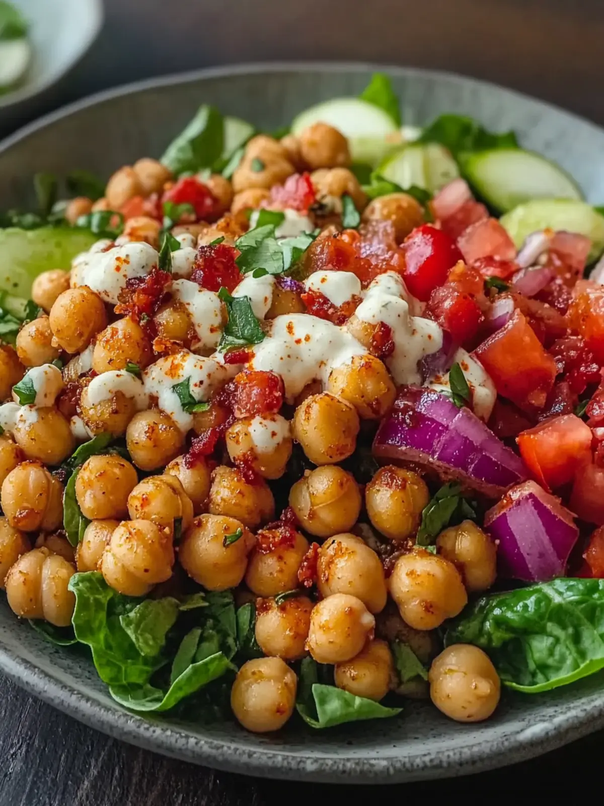 Fresh Crispy Chili Lime Chickpea Salad for Vibrant Crunch! 4 Fresh Crispy Chili Lime Chickpea Salad