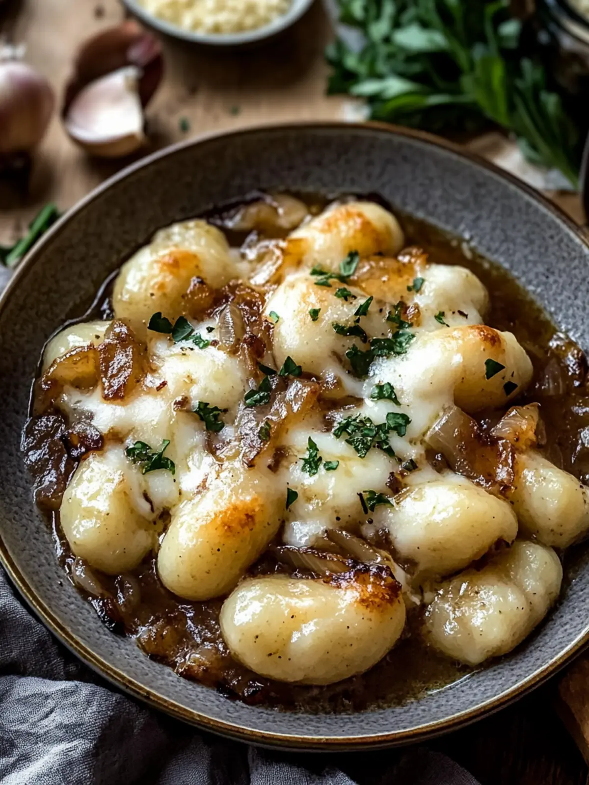 Cozy Up with French Onion Gnocchi for Ultimate Comfort Food 2 French Onion Gnocchi