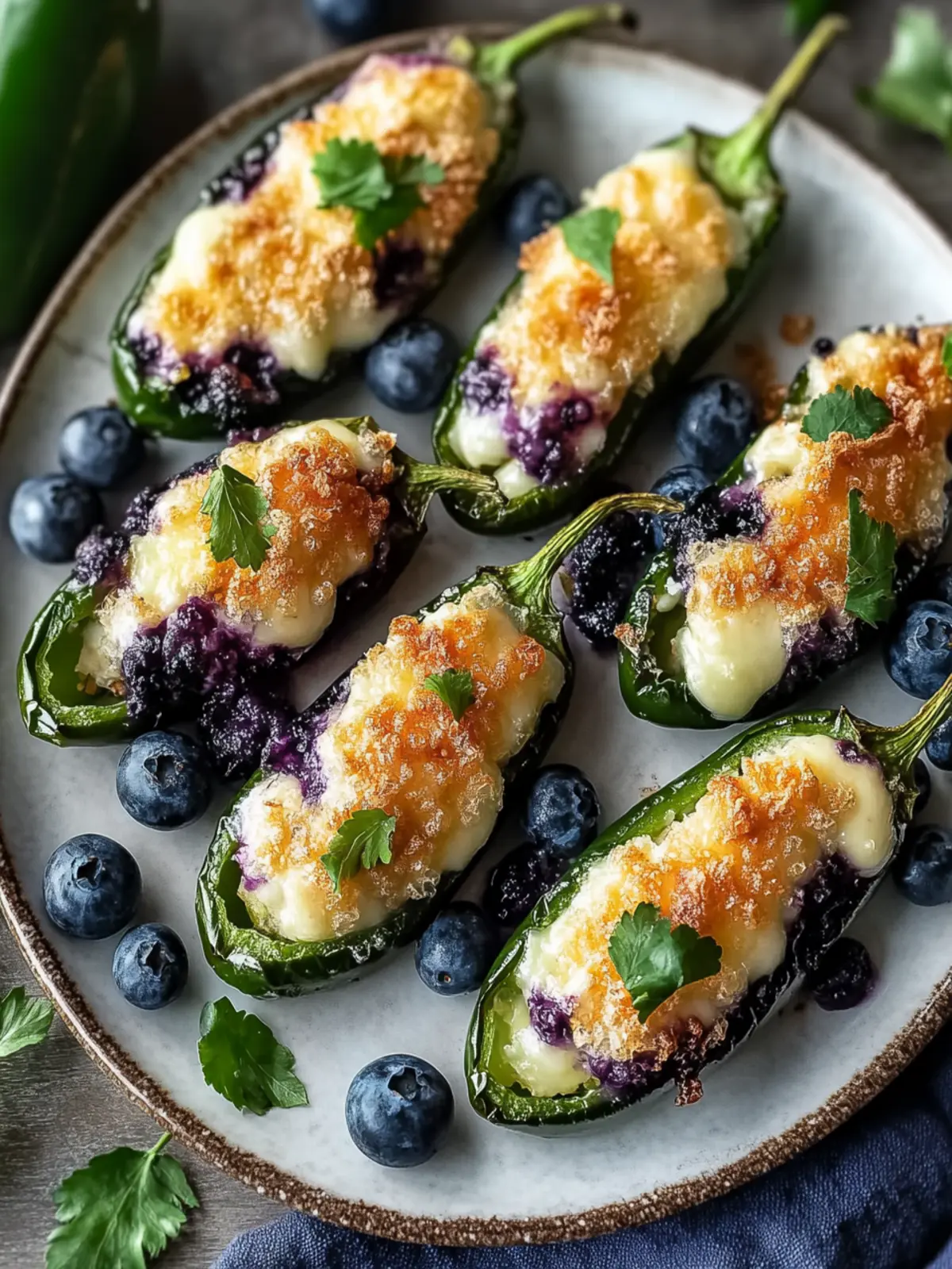 Zesty Blueberry Brie Jalapeño Poppers for Every Gathering 4 Blueberry Brie Jalapeño Poppers