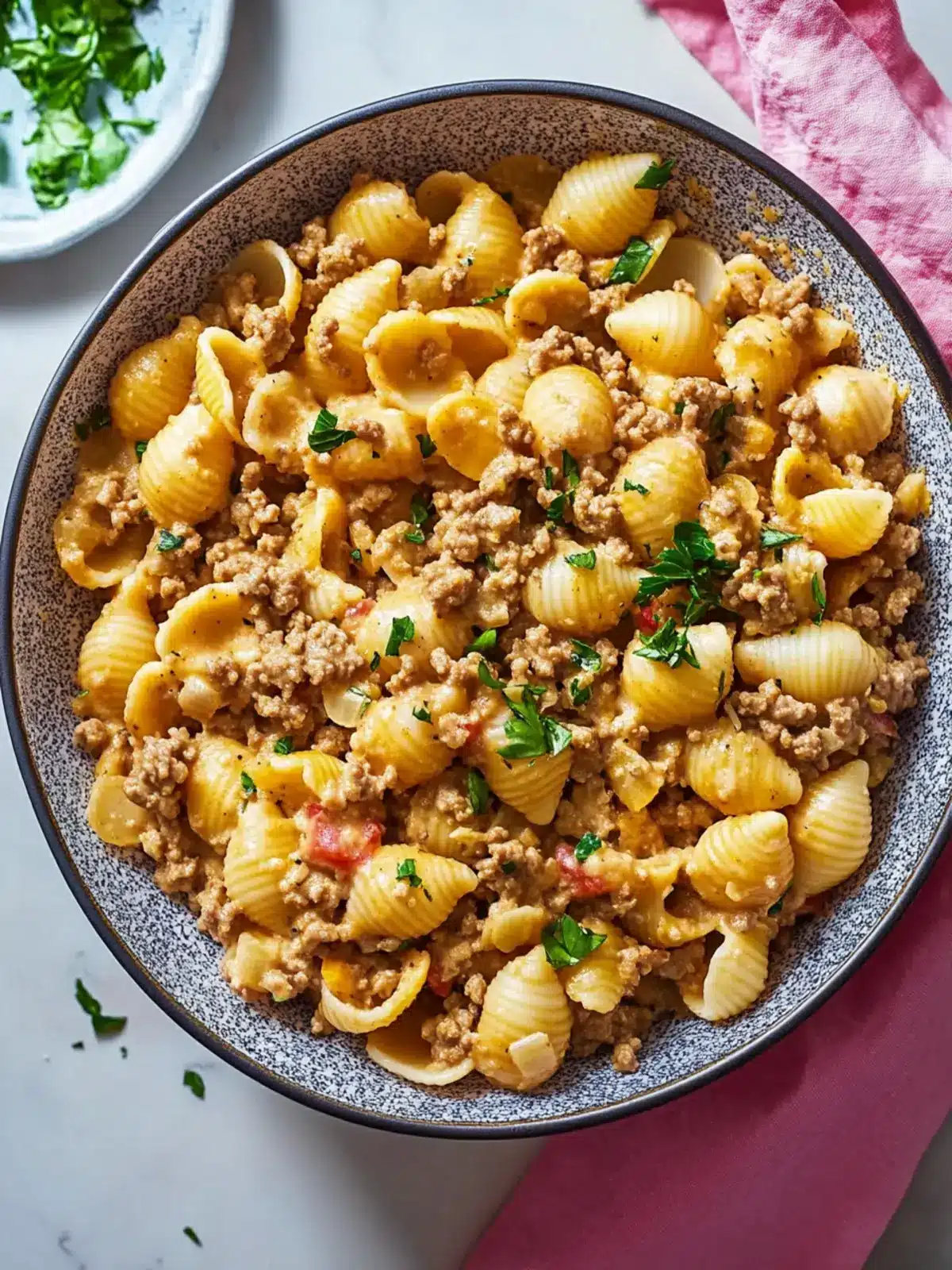 Creamy Cheesy Ground Beef and Shells That Comforts Hearts 5 Cheesy Ground Beef And Shells