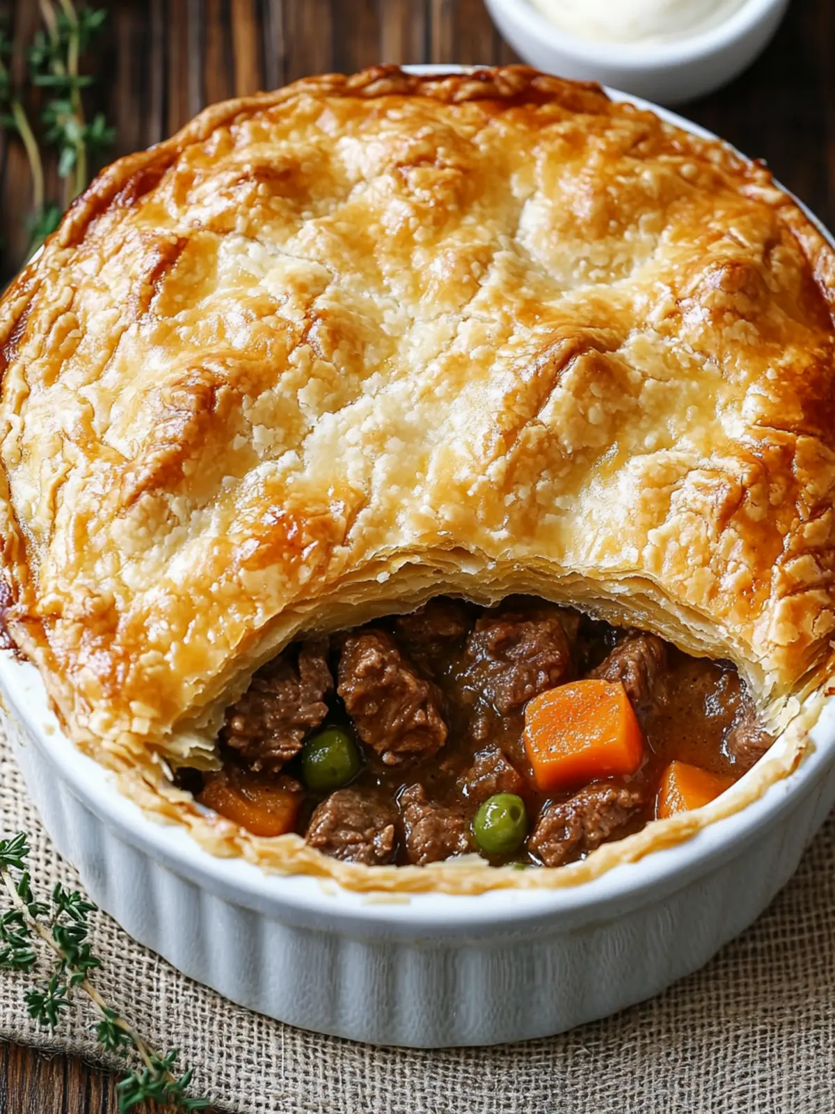 Oven Baked 4-Ingredient Amish Beef Pot Pie Bake Made Easy 3 Oven Baked 4-Ingredient Amish Beef Pot Pie Bake
