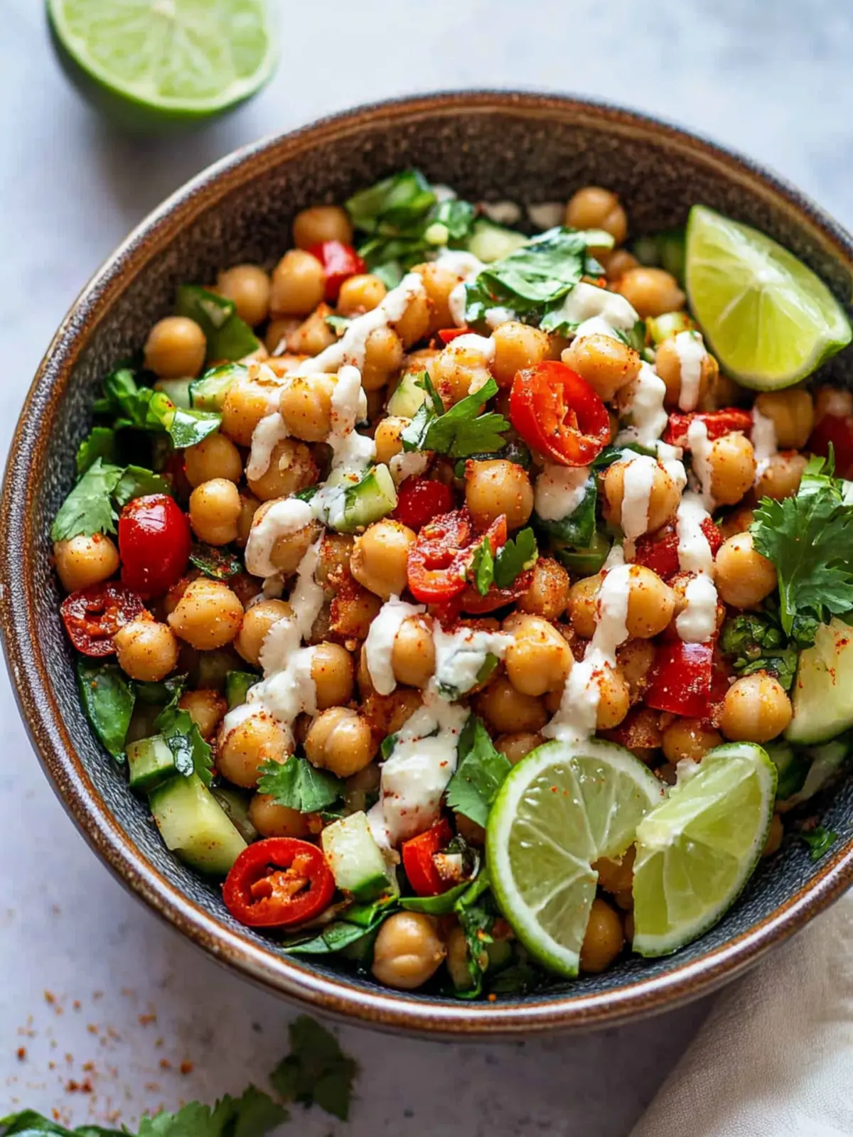 Crispy Chili Lime Chickpea Salad: Your New Go-To Healthy Meal 4 Crispy Chili Lime Chickpea Salad