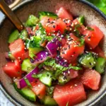 Refresh Your Summer with Delicious Watermelon Shiso Salad 6 Watermelon Shiso Salad
