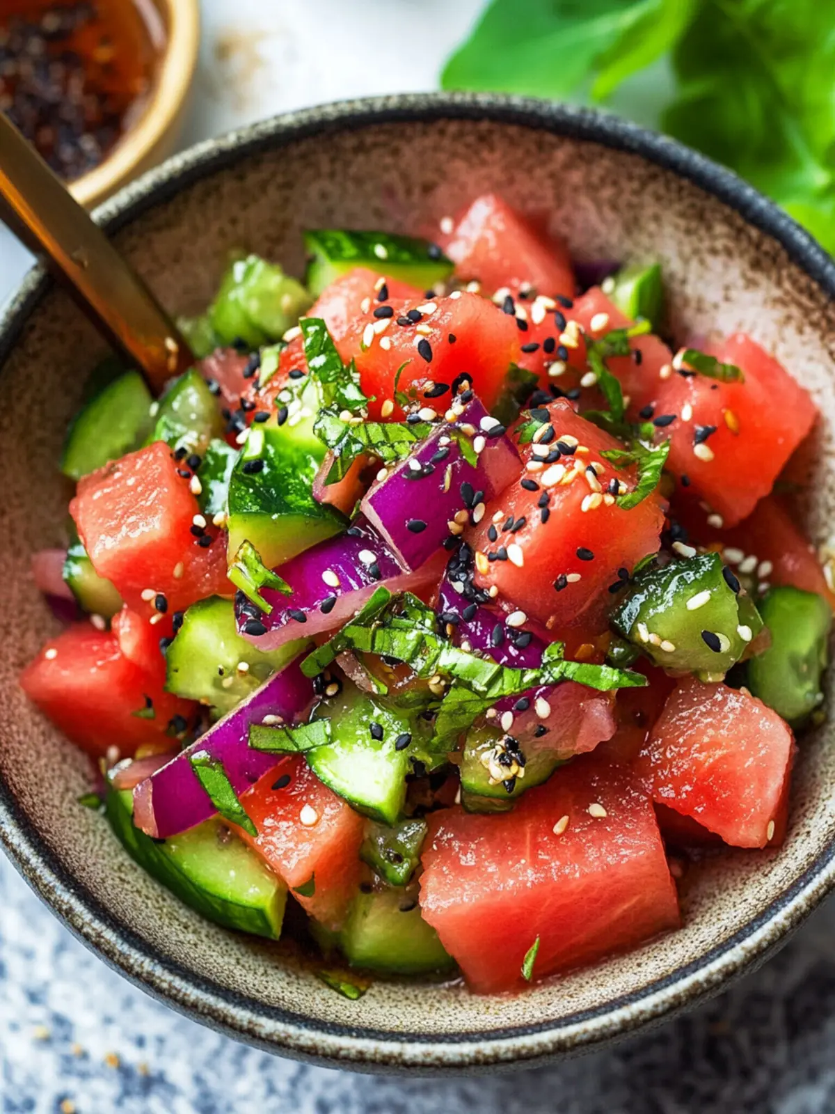 Refresh Your Summer with Delicious Watermelon Shiso Salad 5 Watermelon Shiso Salad
