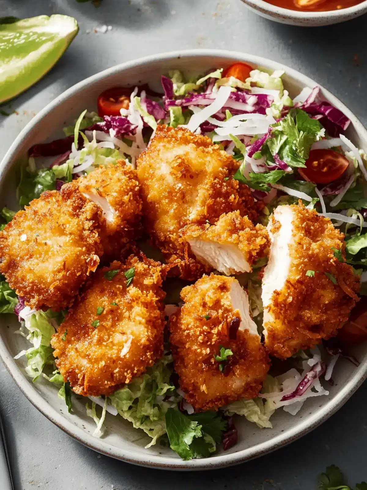 Crunchy Coconut Chicken: A Tropical Twist on Comfort Food 2 Crunchy Coconut Chicken
