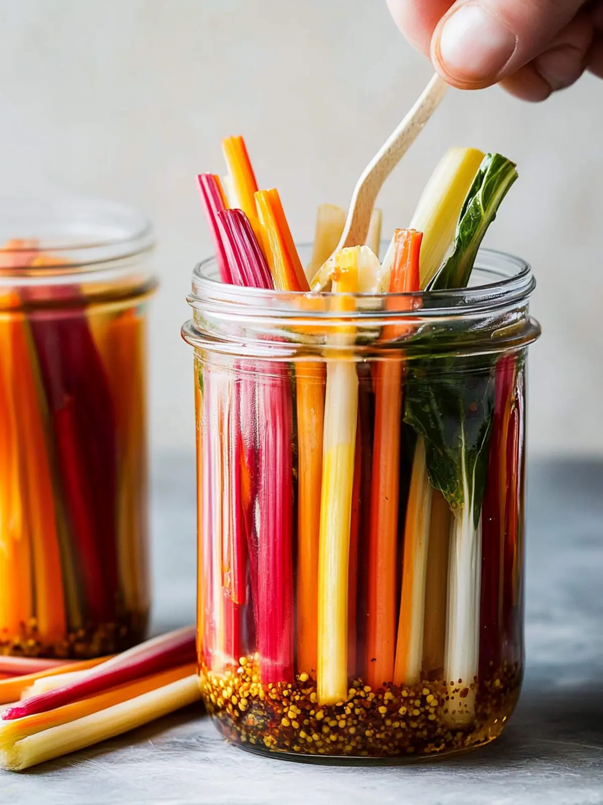 Zesty Spicy Pickled Swiss Chard Stems for a Flavor Boost 4 Spicy Pickled Swiss Chard Stems