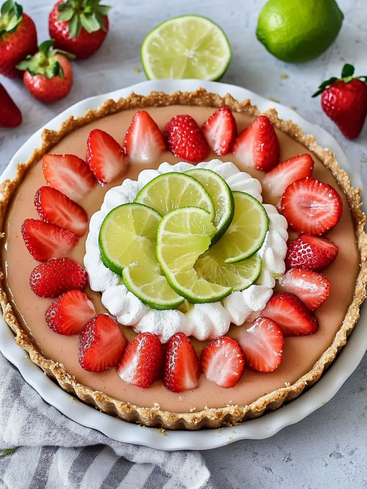 Delightful Strawberry Key Lime Pie for Your Summer Gatherings 3 Strawberry Key Lime Pie