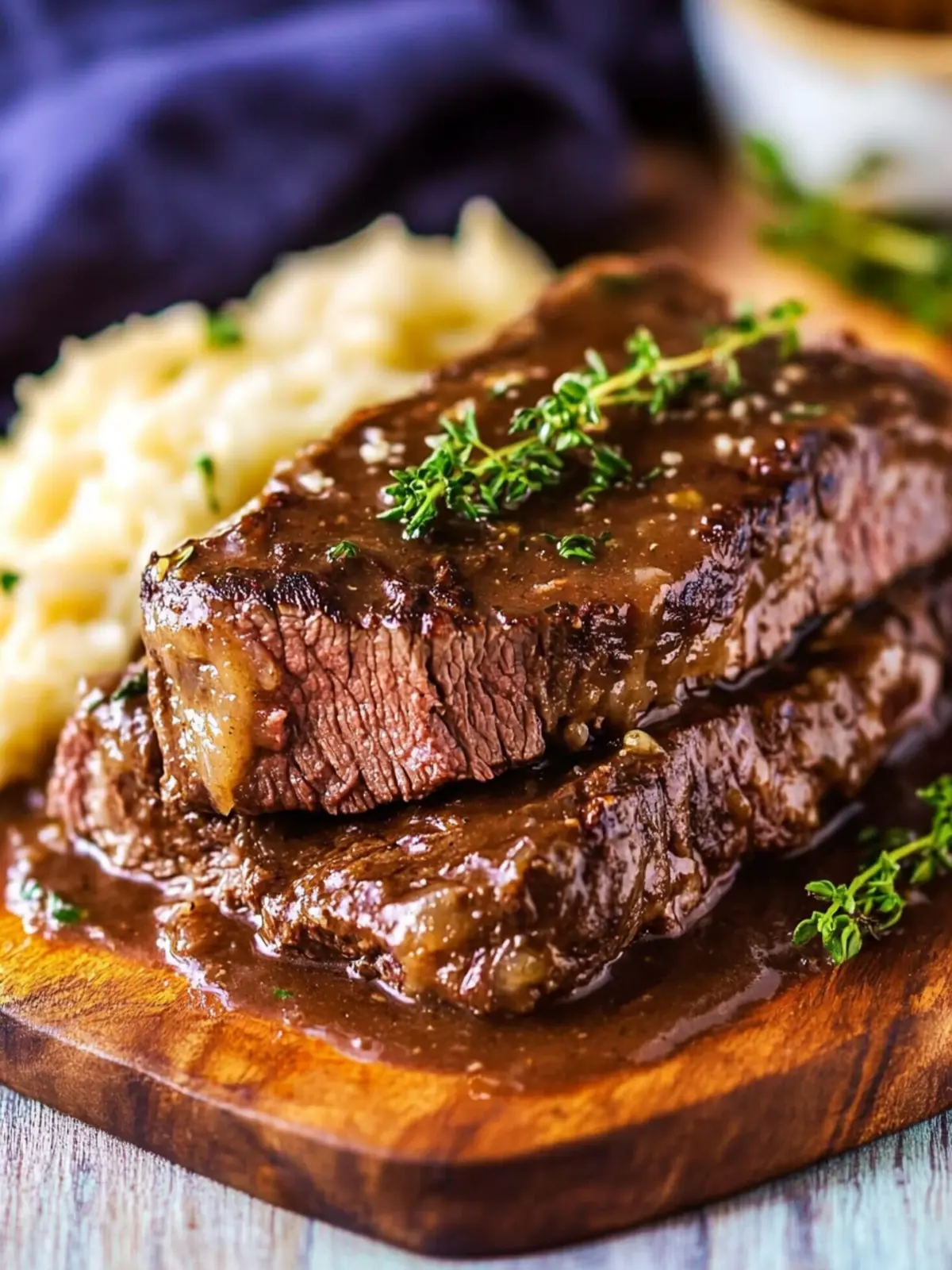 Melt-in-Your-Mouth Slow Cooker Smothered Steak Recipe 2 Slow Cooker Smothered Steak