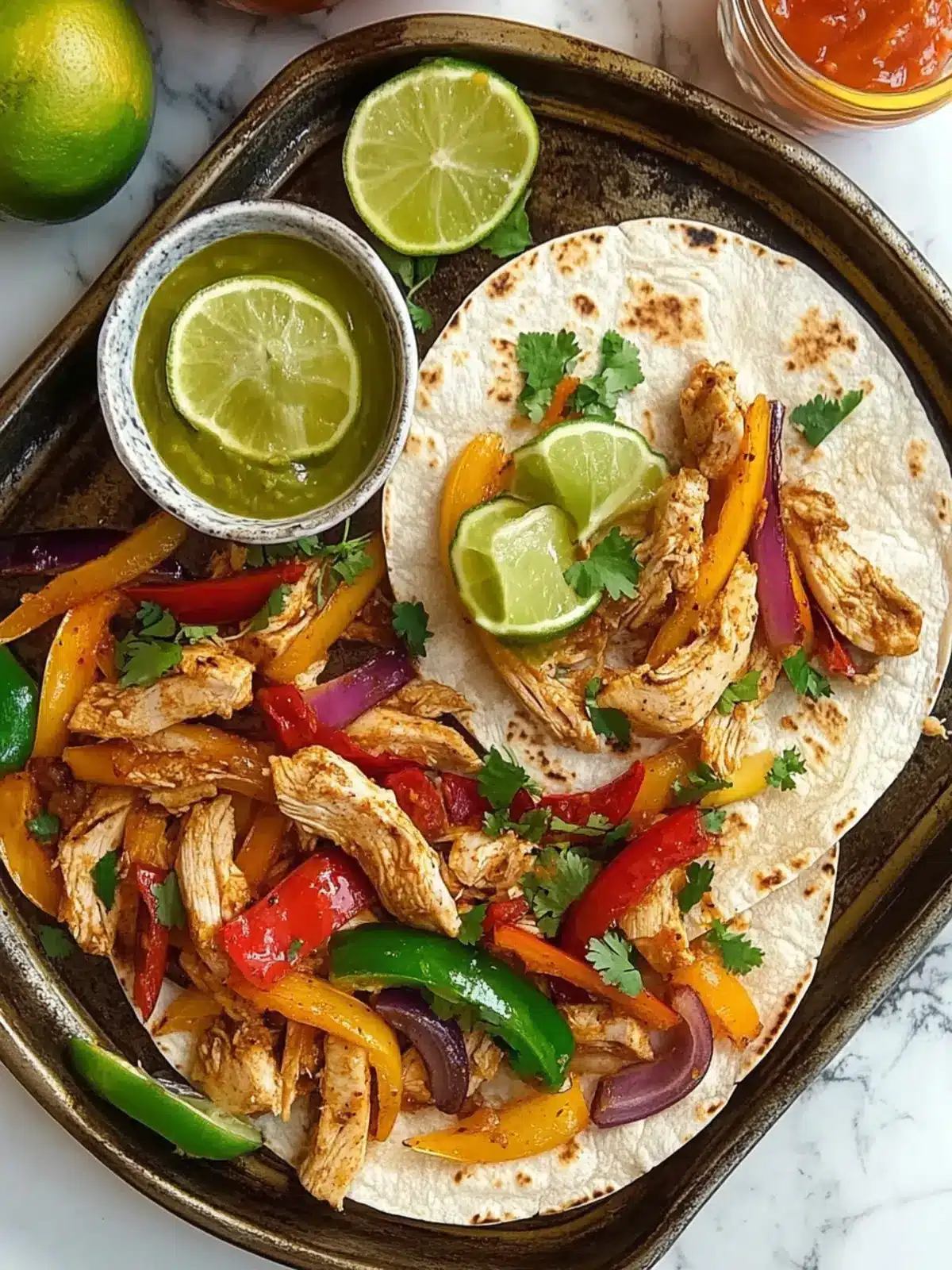 Sizzling Sheet Pan Chicken Fajitas: Easy Flavor Burst Awaits 4 Sheet Pan Chicken Fajitas