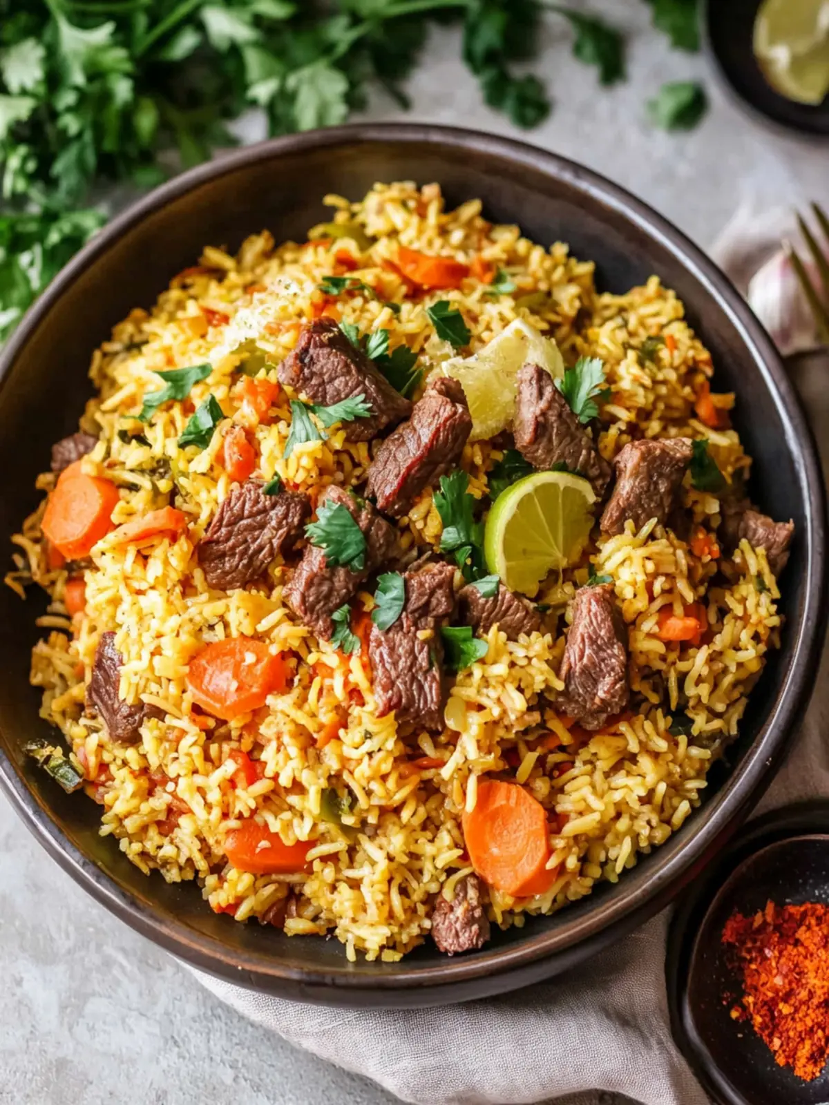 Savory Uzbek Beef Plov: Comfort in Every One-Pot Bite 4 Uzbek Beef Plov