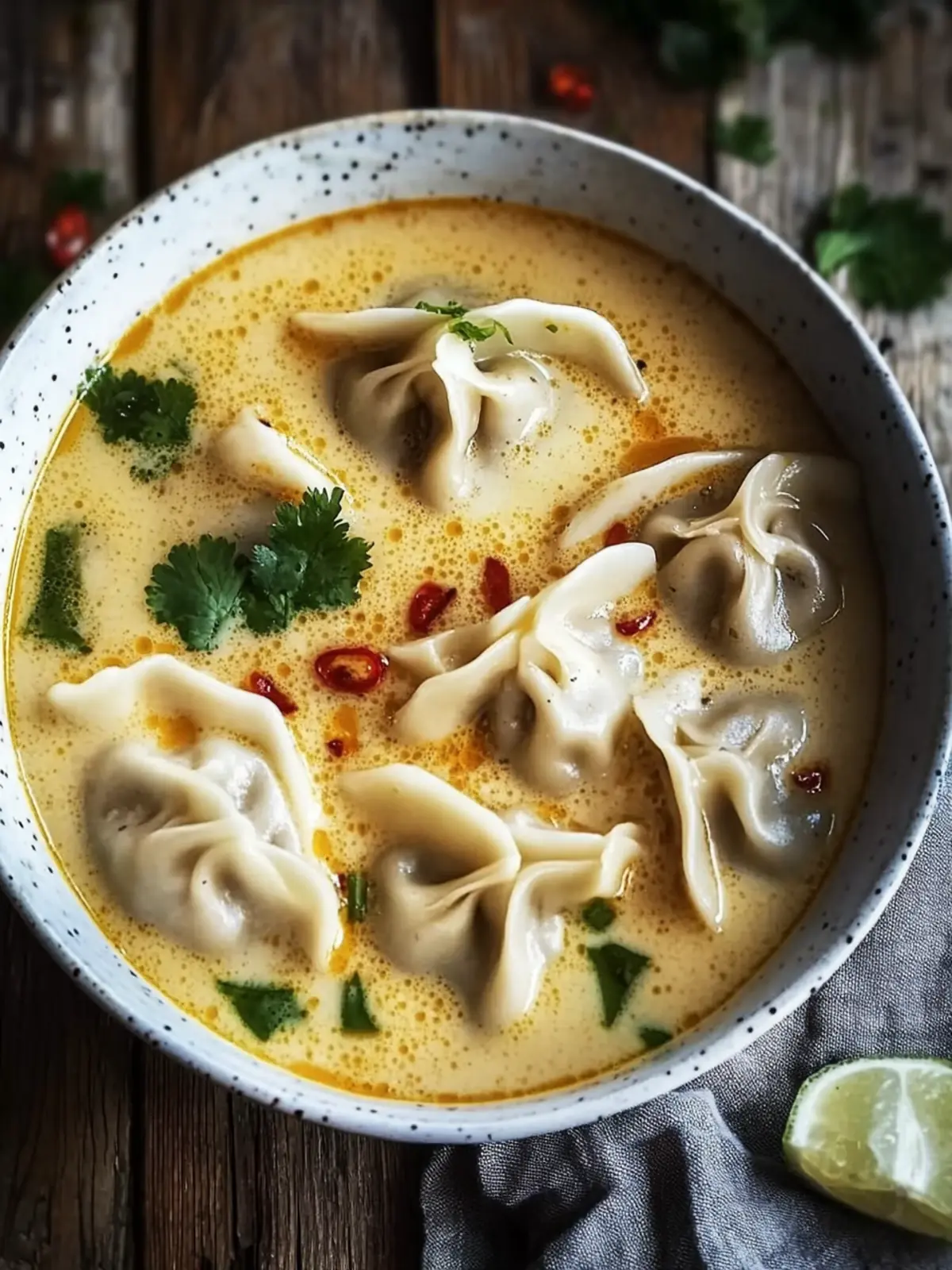 Creamy Thai Dumpling Soup: Your New Weekly Comfort Classic 5 Creamy Thai Dumpling Soup