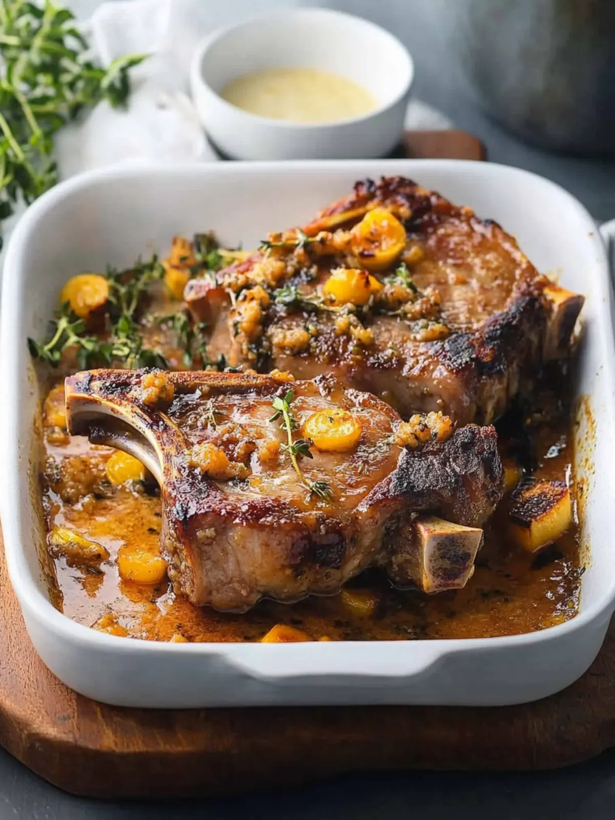 Irresistible Stuffed Iowa Chops with Sweet Apple Delight 4 Stuffed Iowa Chops