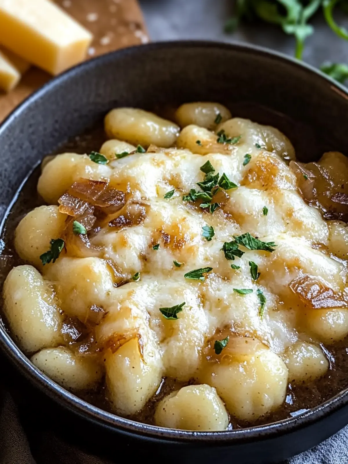 French Onion Gnocchi
