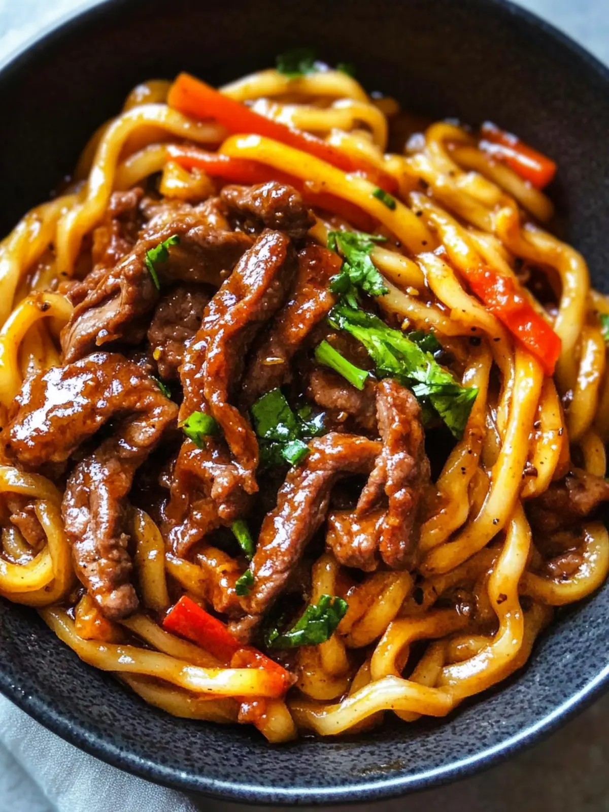 Easy Black Pepper Beef Udon: Quick Comfort in 20 Minutes 2 Easy Black Pepper Beef Udon