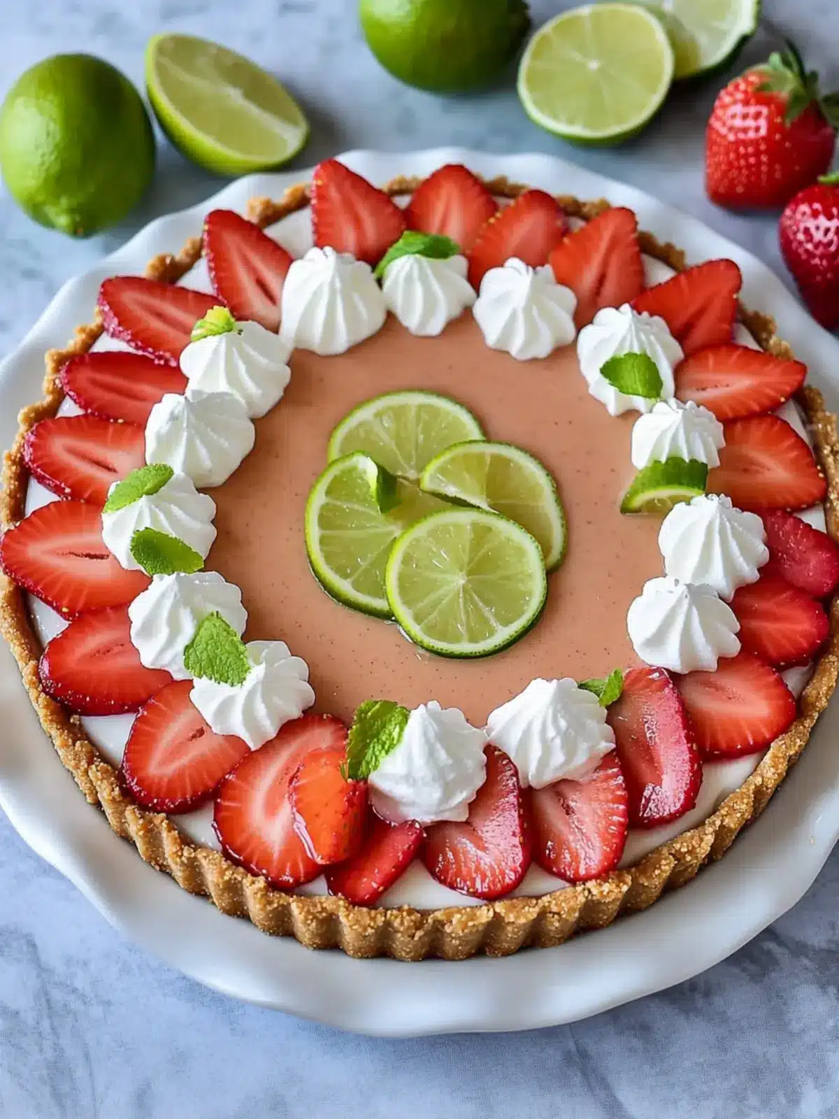 Delightful Strawberry Key Lime Pie for Your Summer Gatherings 4 Strawberry Key Lime Pie
