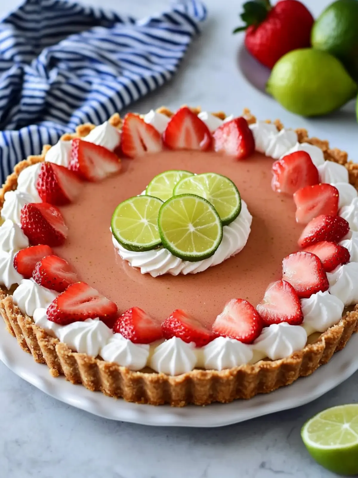 Delightful Strawberry Key Lime Pie for Your Summer Gatherings 2 Strawberry Key Lime Pie