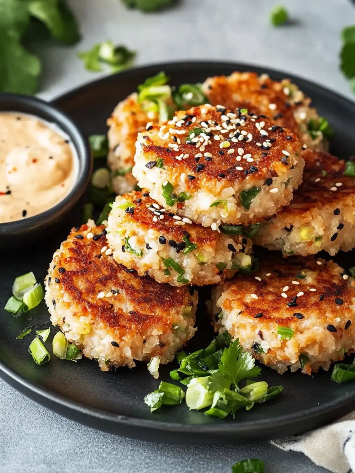 Bold Asian-Style Tuna Cakes with Spicy Mayo You’ll Crave 3 Bold Asian-Style Tuna Cakes with Spicy Mayo