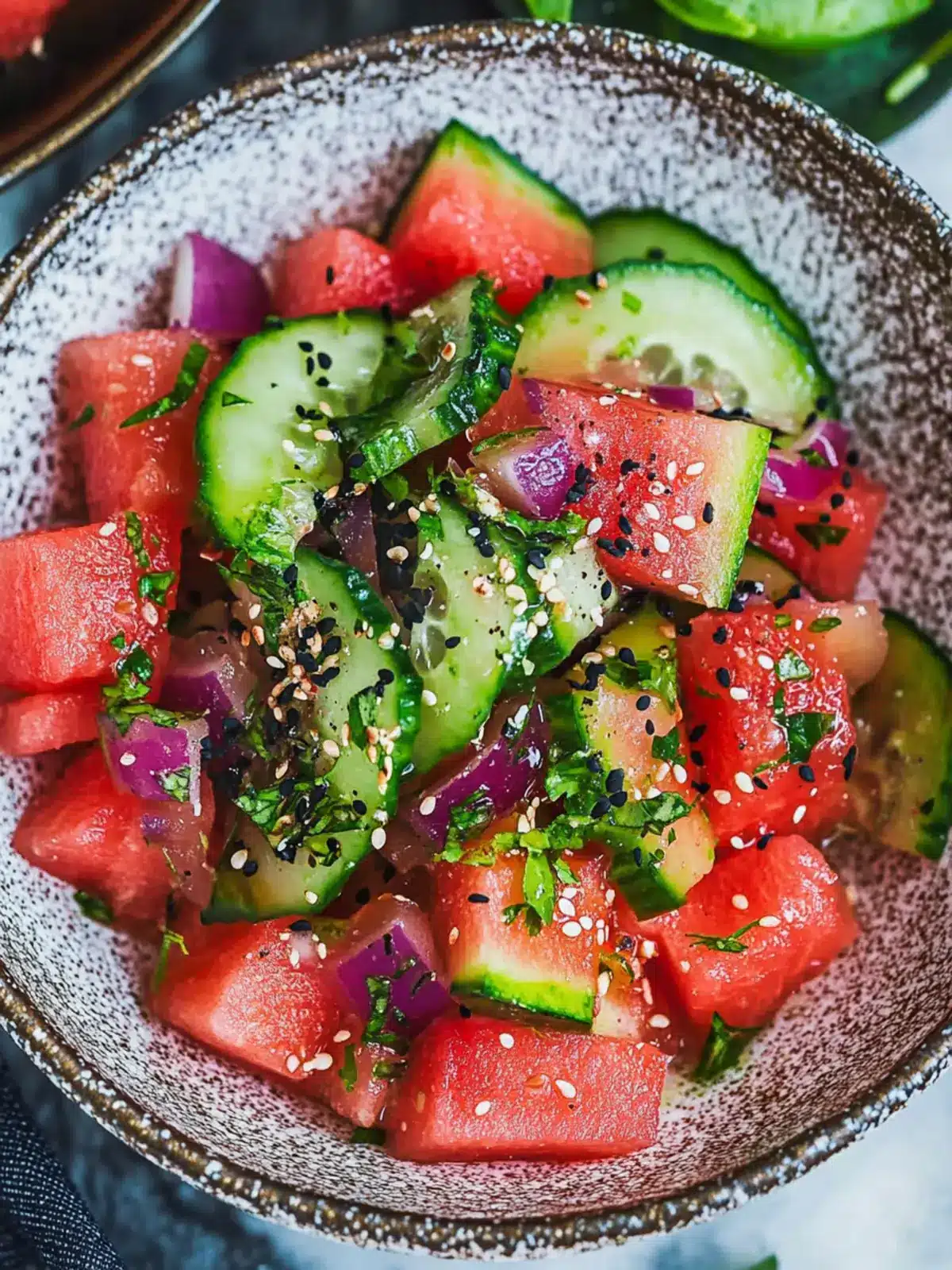 Refresh Your Summer with Delicious Watermelon Shiso Salad 2 Watermelon Shiso Salad