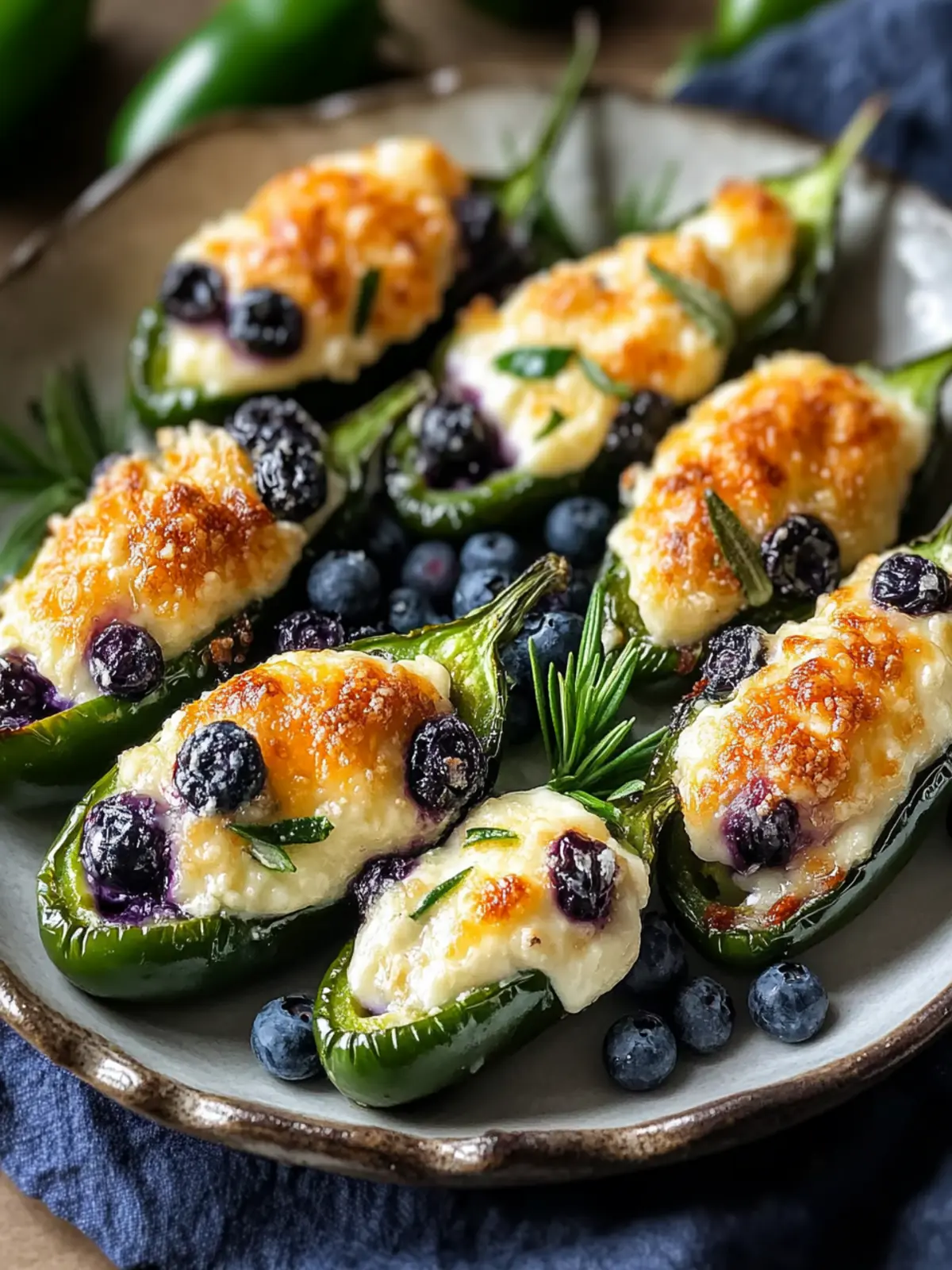 Zesty Blueberry Brie Jalapeño Poppers for Every Gathering 5 Blueberry Brie Jalapeño Poppers