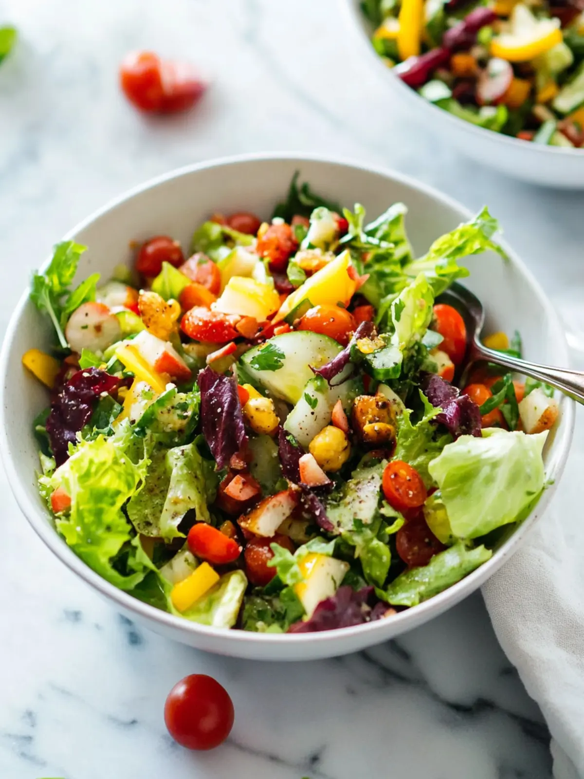 Vibrant Vegetarian Italian Chopped Salad for Fresh Flavor Boost 3 Vegetarian Italian Chopped Salad