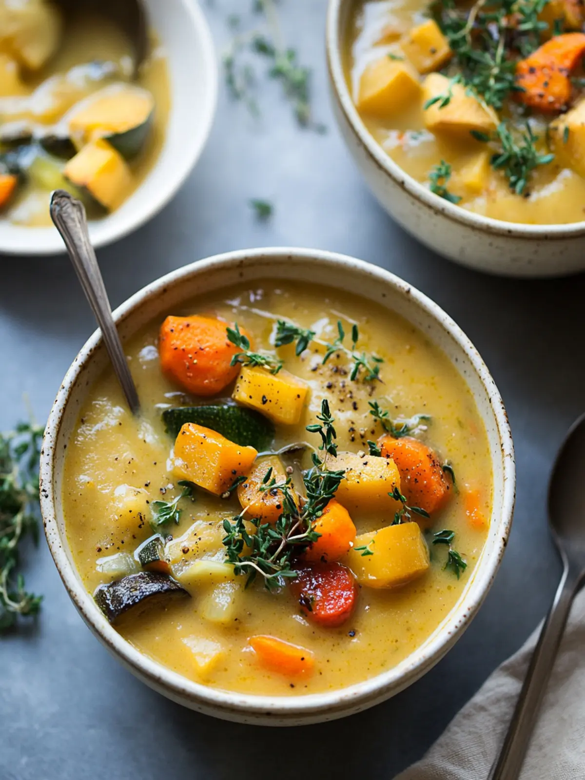 Rustic Roasted Winter Vegetable Chowder for Cozy Nights 4 Rustic Roasted Winter Vegetable Chowder