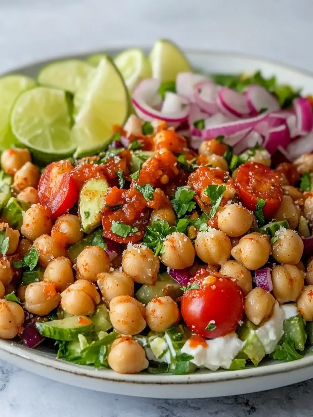 Fresh Crispy Chili Lime Chickpea Salad for Quick Healthy Meals 4 Fresh Crispy Chili Lime Chickpea Salad