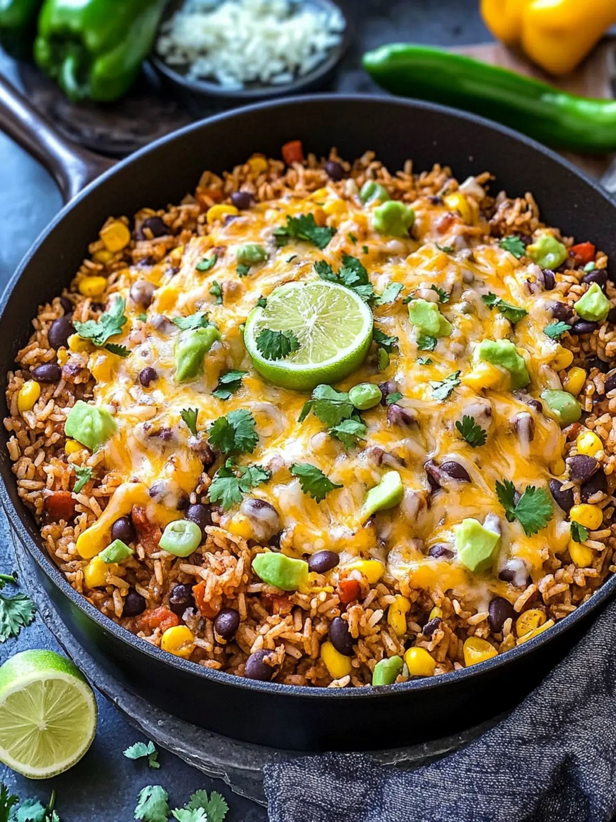 Cheesy Taco Rice Skillet: Quick Comfort Food in 30 Minutes 4 Cheesy Taco Rice Skillet