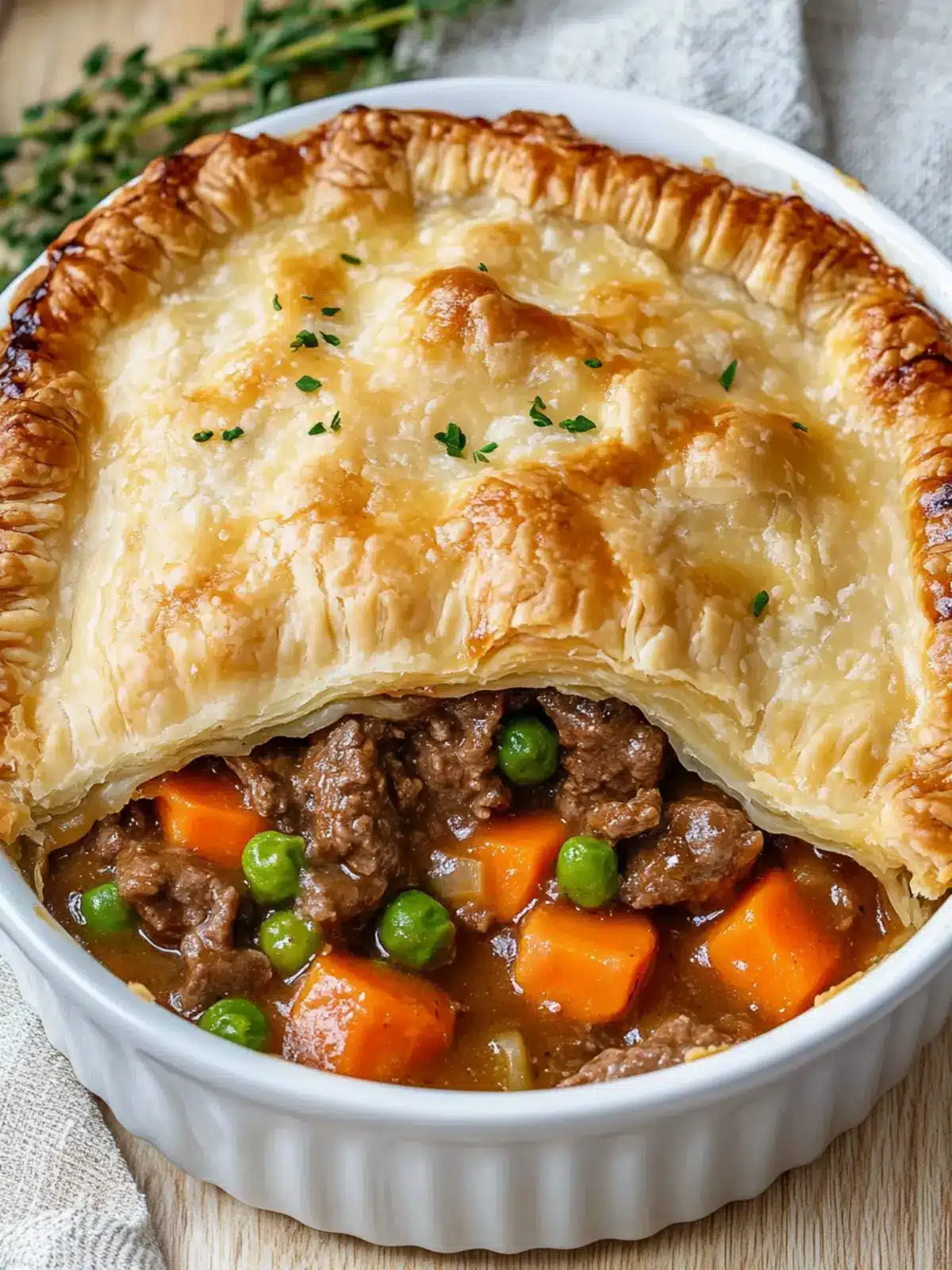 Oven Baked 4-Ingredient Amish Beef Pot Pie Bake Made Easy 5 Oven Baked 4-Ingredient Amish Beef Pot Pie Bake