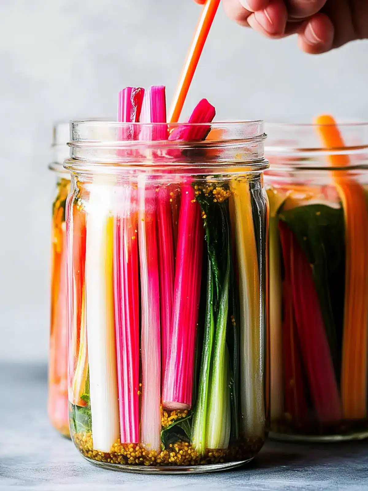 Zesty Spicy Pickled Swiss Chard Stems for a Flavor Boost 5 Spicy Pickled Swiss Chard Stems