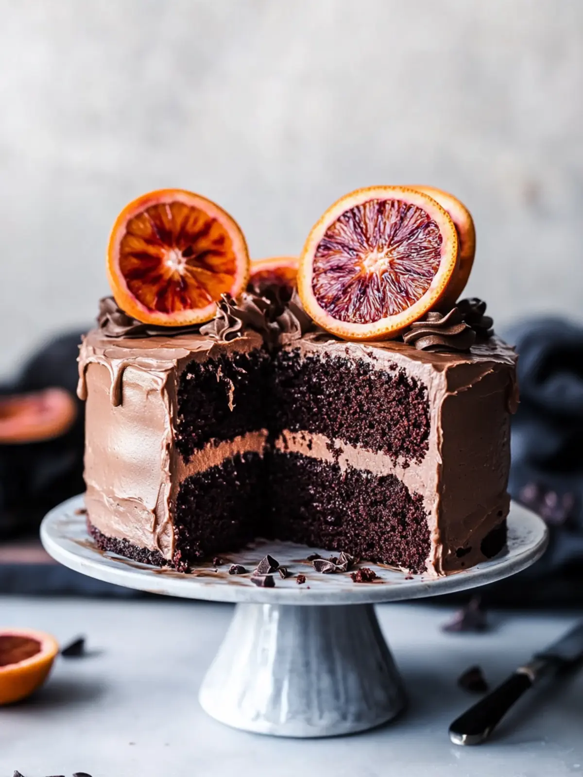 Decadent Dark Chocolate Blood Orange Cake to Wow Your Guests 4 Dark Chocolate Blood Orange Cake