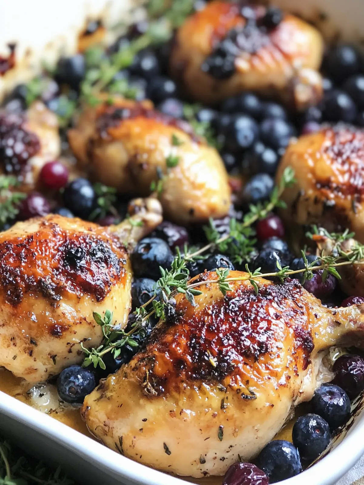 Blueberry Thyme Chicken: A Sweet and Savory Dinner Delight 2 Blueberry Thyme Chicken