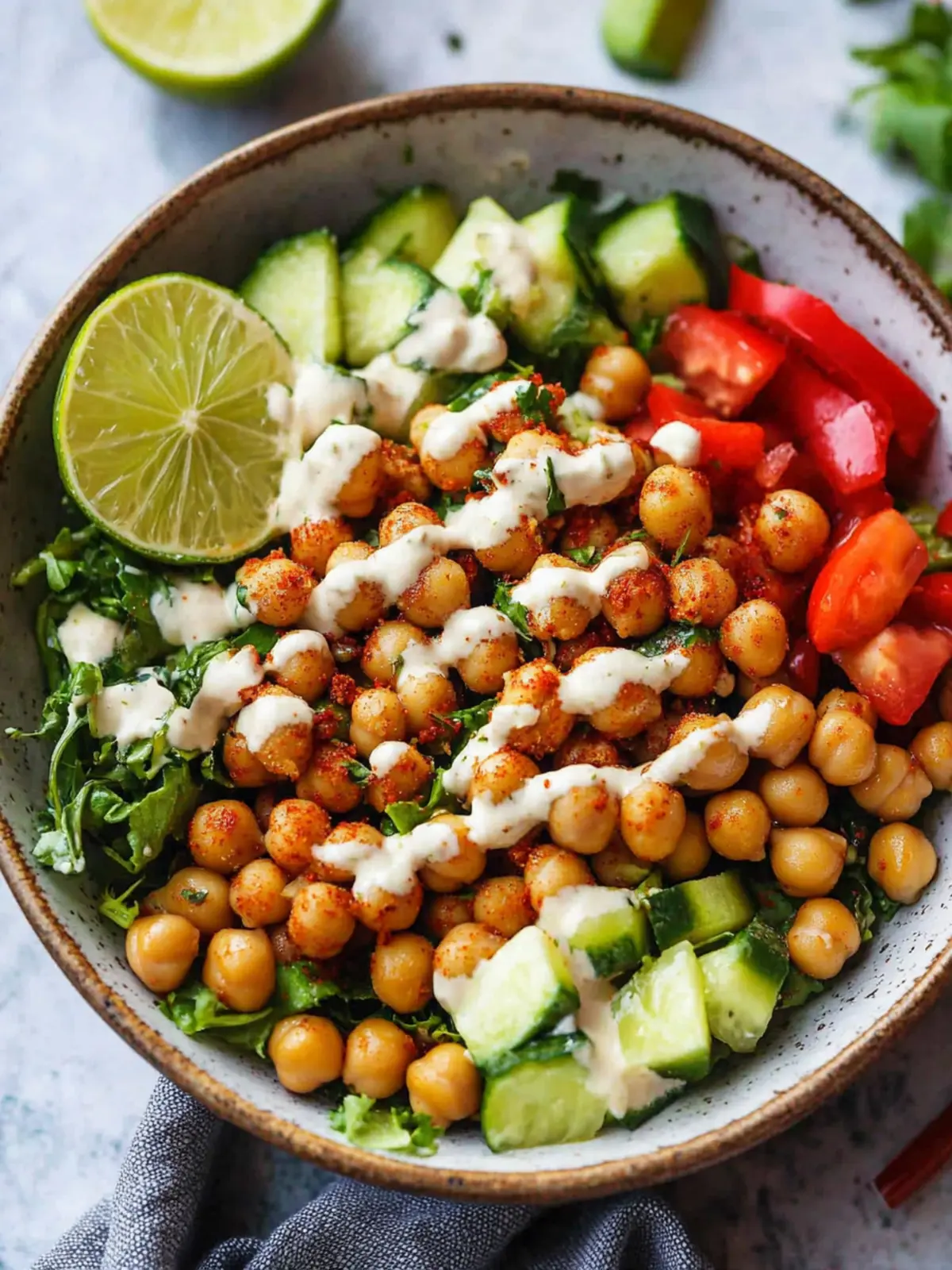 Crispy Chili Lime Chickpea Salad: Your New Go-To Healthy Meal 2 Crispy Chili Lime Chickpea Salad