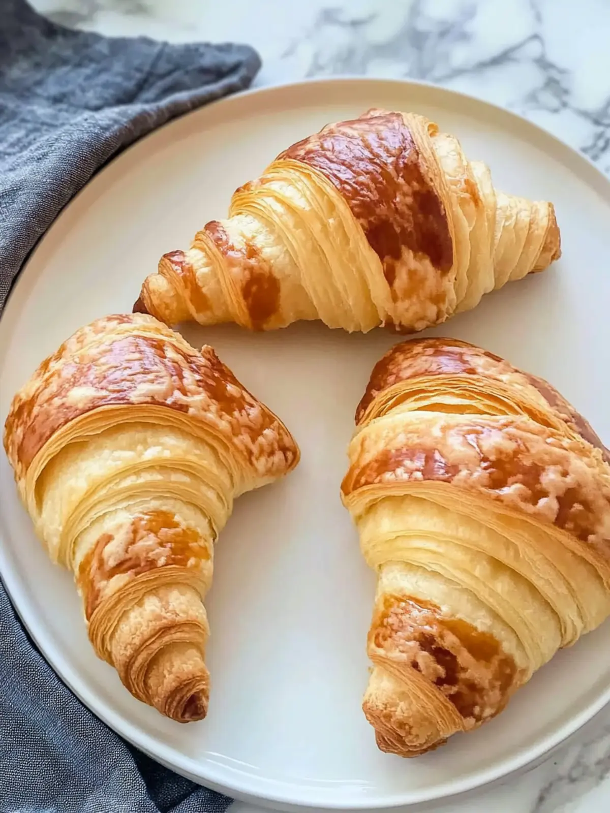 Savory Air Fryer Croissants: Quick Ham & Cheese Bliss 5 Air Fryer Croissants