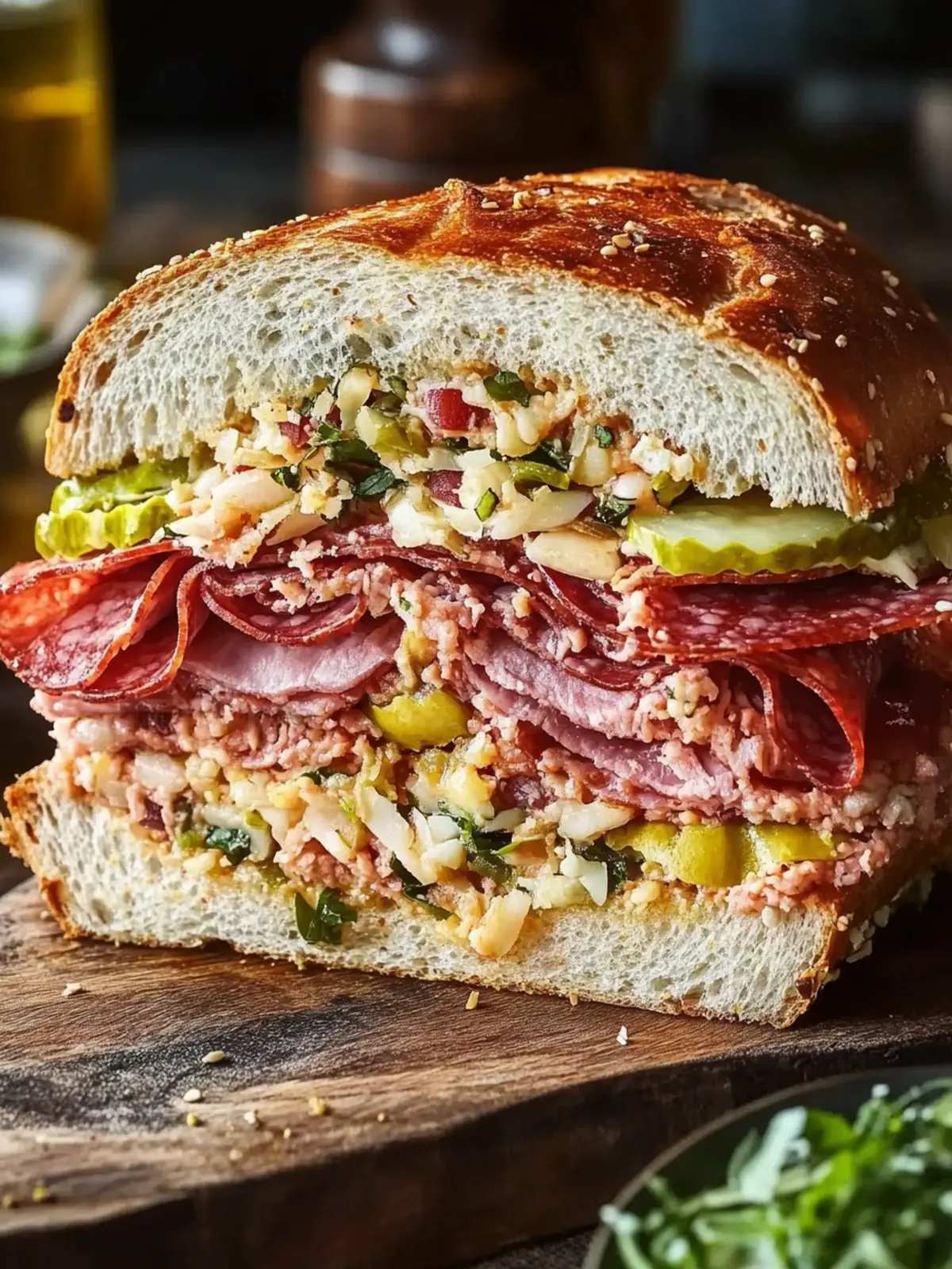 Delicious New Orleans Muffuletta Sandwich You Can Make at Home 3 New Orleans Muffuletta Sandwich