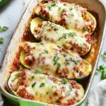Healthy Lasagna Stuffed Zucchini Boats for Cozy Nights 5 Lasagna Stuffed Zucchini Boats