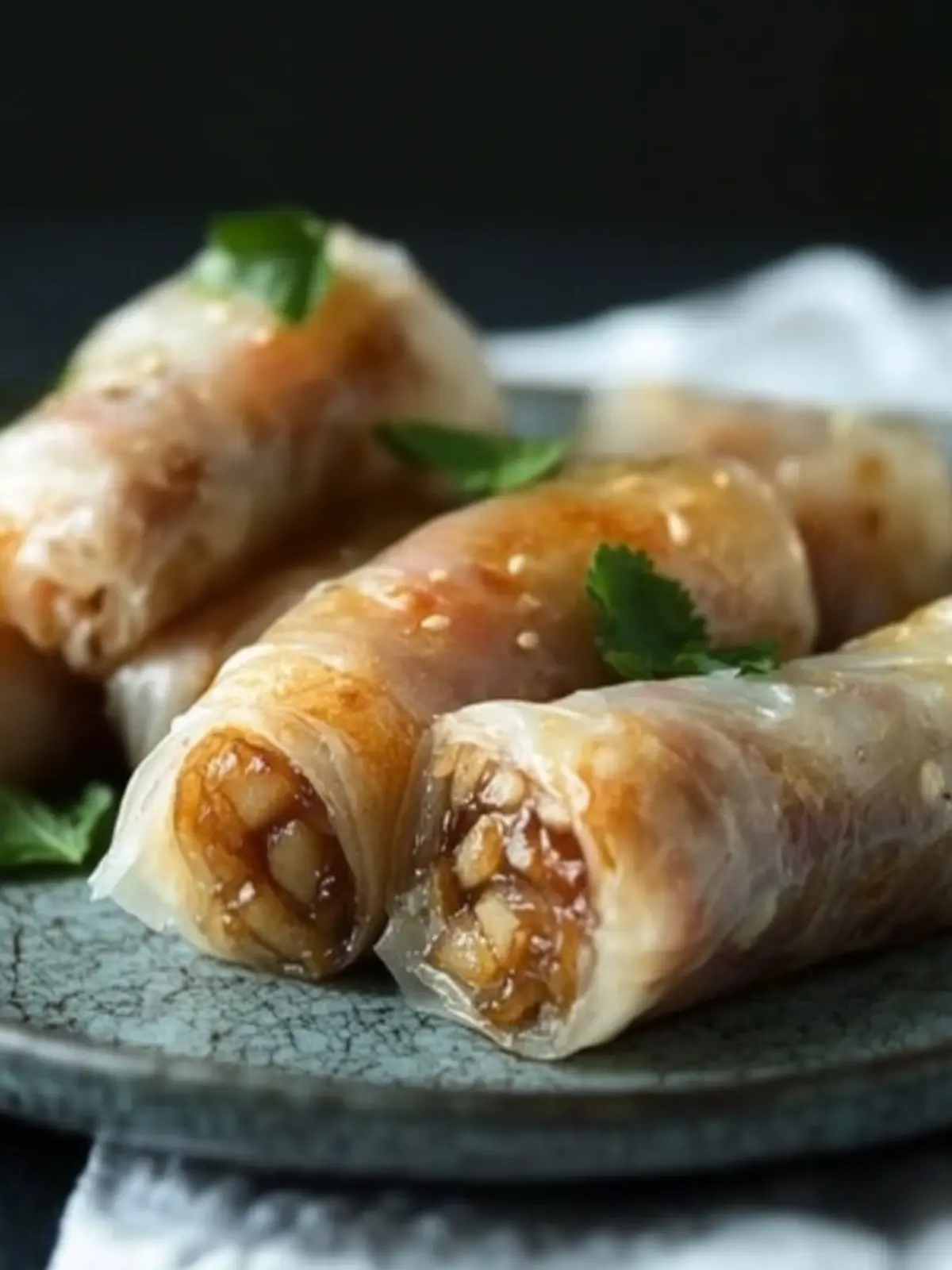 Delicious Baked Apple Pie Rice Paper Rolls You’ll Love 4 Baked Apple Pie Rice Paper Rolls