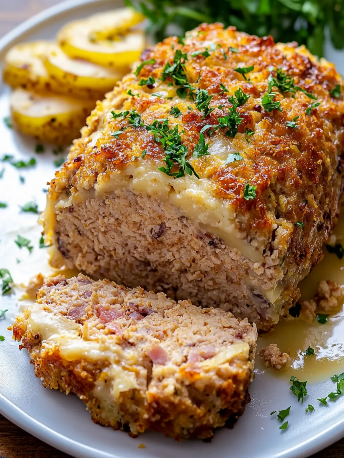 Savory Chicken Cordon Bleu Meatloaf for a Cozy Dinner 2 Chicken Cordon Bleu Meatloaf