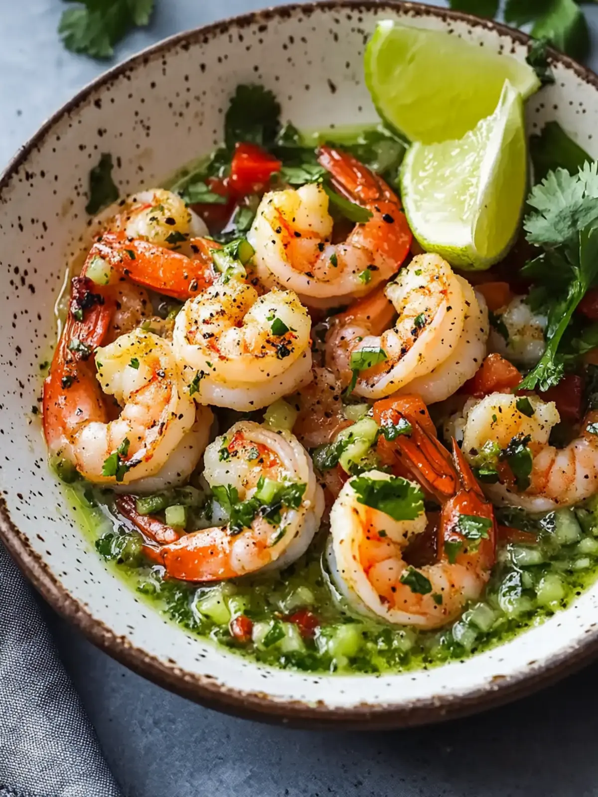Dairy-Free Shrimps in Culichi Salsa for a Healthy Twist 5 Shrimps in Culichi Salsa