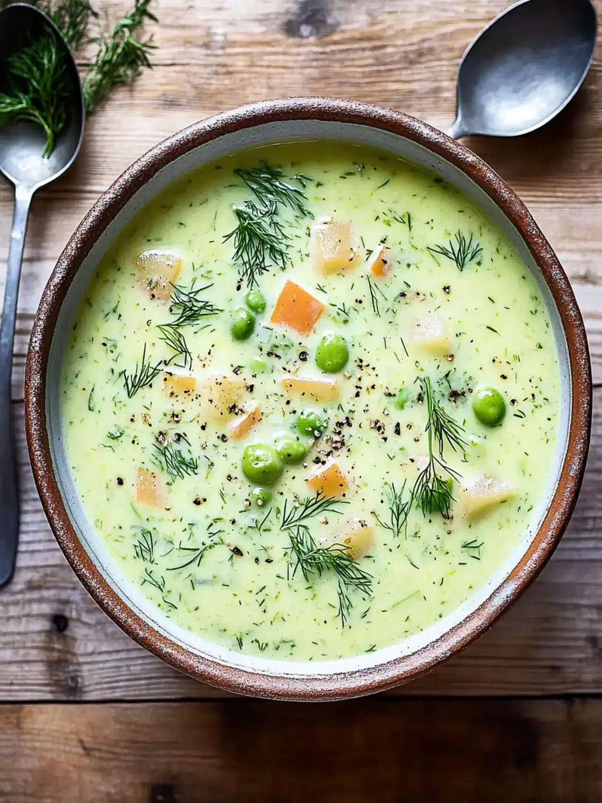 Creamy Polish Dill Soup: Comfort in Every Spoonful 4 Polish Dill Soup