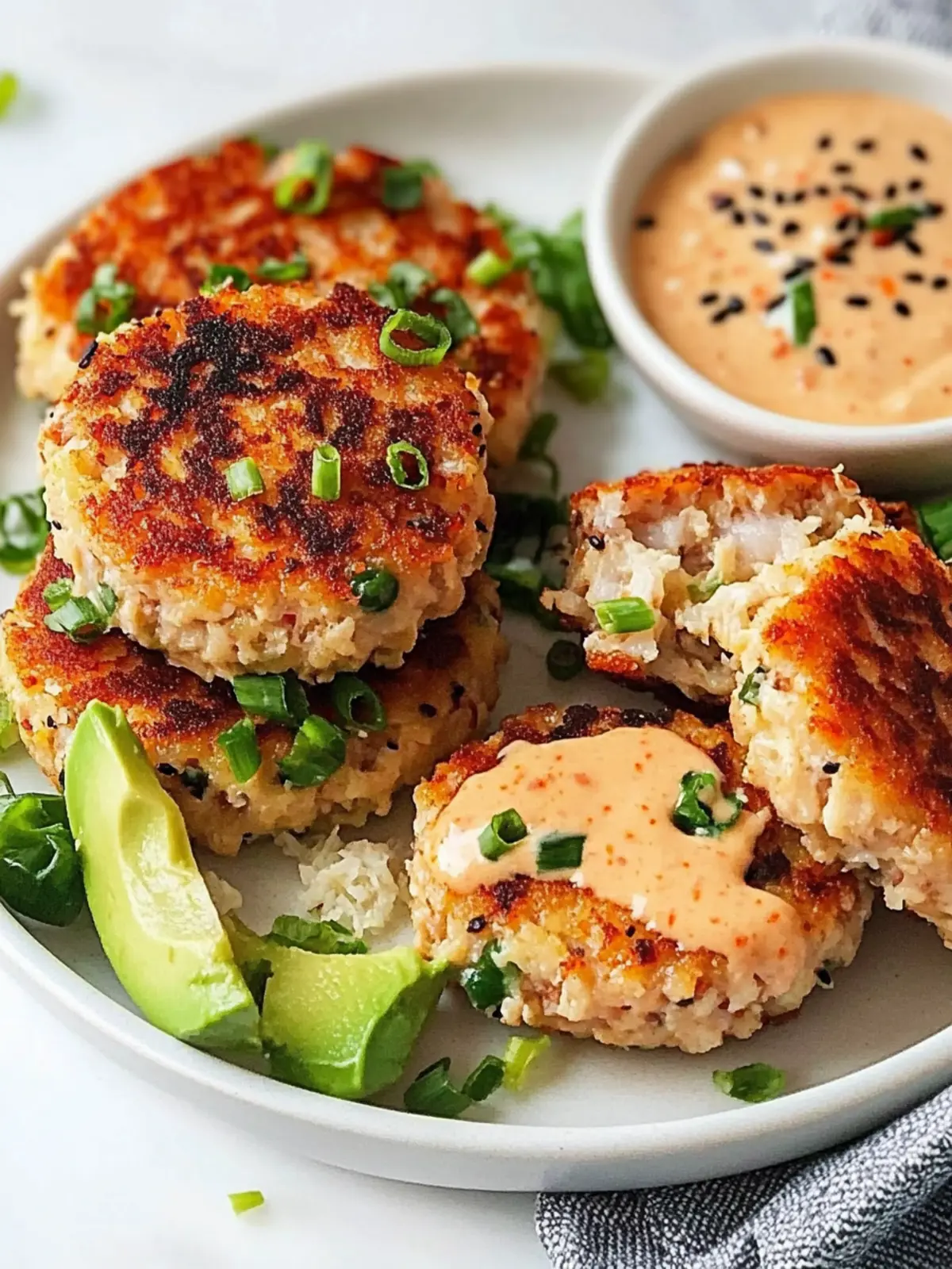 Bold Asian-Style Tuna Cakes with Spicy Mayo You’ll Crave 4 Bold Asian-Style Tuna Cakes with Spicy Mayo