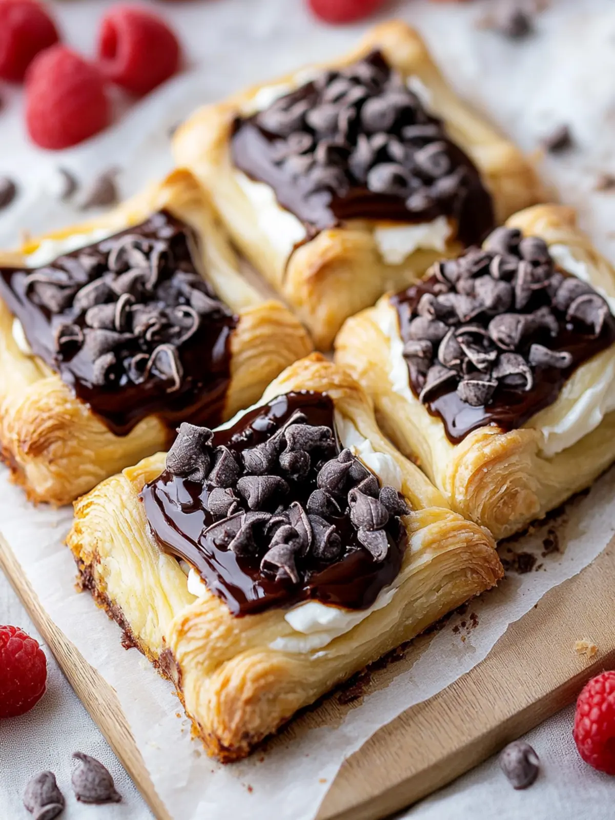 Chocolate Cream Cheese Danish
