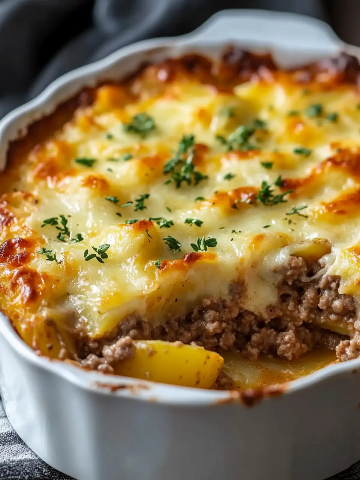 Cheesy Hamburger Potato Casserole for Ultimate Comfort Food 2 Cheesy Hamburger Potato Casserole