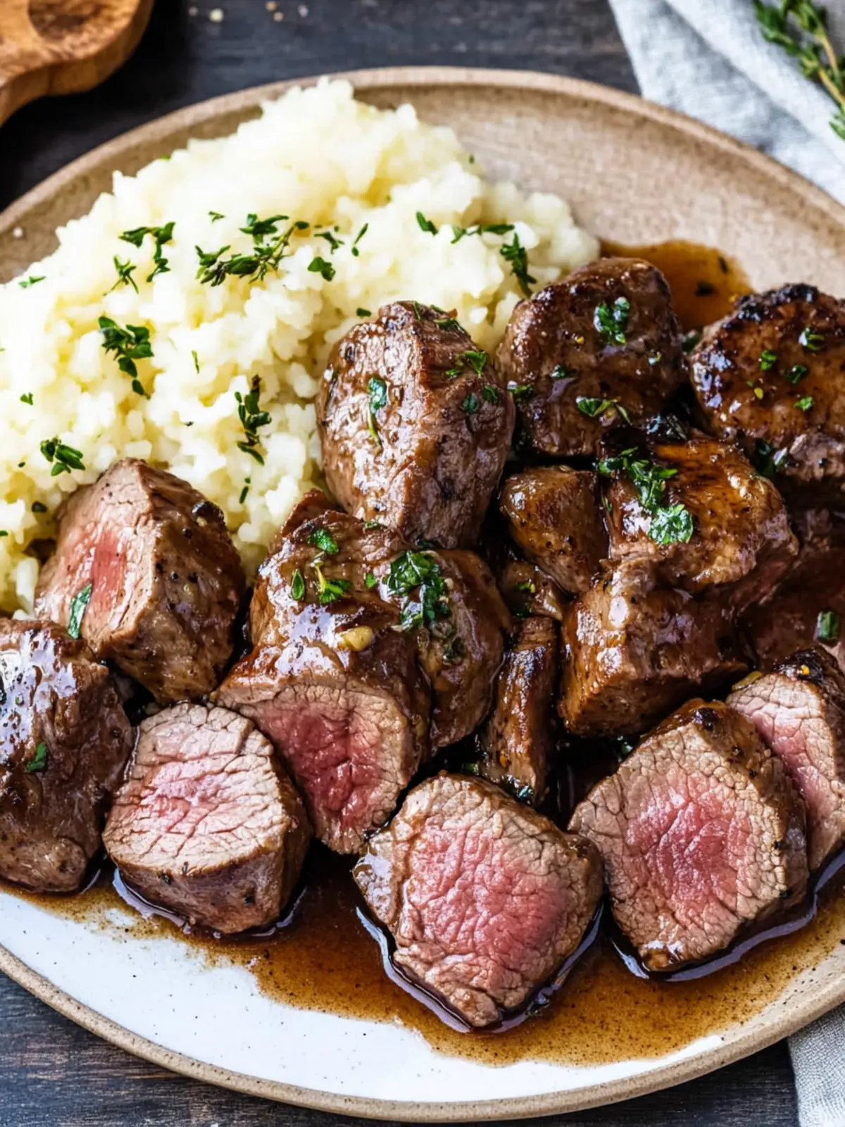 Beef Tenderloin Tips with Savory Mushroom Gravy Delight 5 Beef Tenderloin Tips